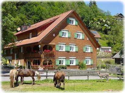 בורסרברג Hotel Gasthaus Schaefle מראה חיצוני תמונה